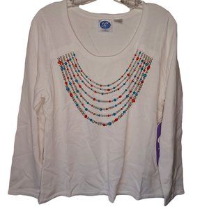 DG2 By Diane Gilman Top Size Large NWT
